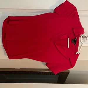 Moda international xs red shirt